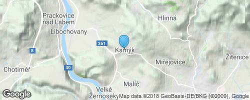 České středohoří-hrad Kamýk</strong> mapa