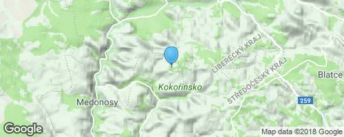 Pustý zámek, Nedvězí a další méně známá místa Kokořínska</strong> mapa