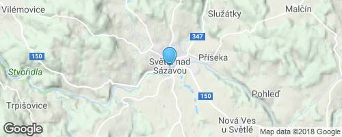 Skála a Rozkošné údolíčko u Světlé n. S.</strong> mapa