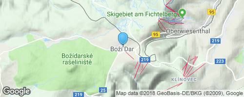 Boží Dar, Ježíškova cesta</strong> mapa