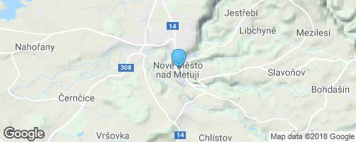 Nové Město nad Metují</strong> mapa