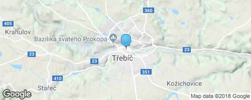 Třebíč bazilika sv. Prokopa a židovská čtvrť</strong> mapa