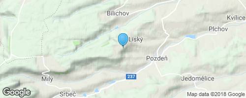Rozhledna Líský</strong> mapa