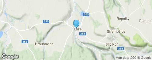 Luže a Košumberk</strong> mapa