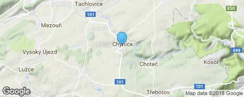 Údolím mlýnů aneb z Chýnic do Ořecha</strong> mapa
