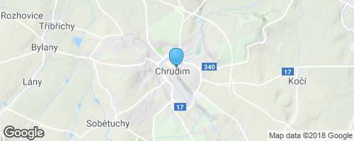 Chrudim - Novoměstská kašna</strong> mapa
