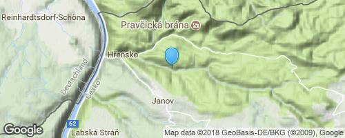Soutěsky Kamenice</strong> mapa