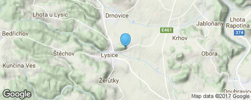 Zámek Lysice</strong> mapa