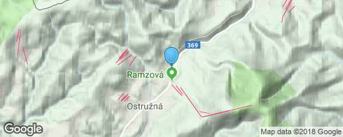 Okolí Paprsku</strong> mapa