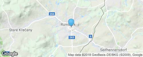Rumburk - město ve Šluknovském výběžku</strong> mapa