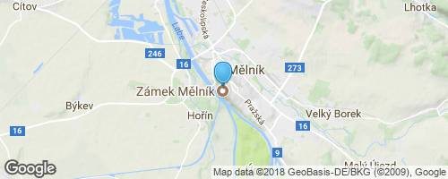 Mělník</strong> mapa