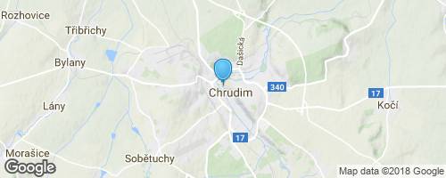 Chrudim - divadlo Karla Pippicha</strong> mapa
