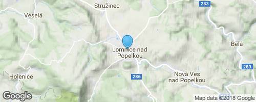 Lomnice nad Popelkou</strong> mapa