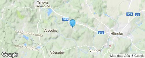 Vysočina</strong> mapa