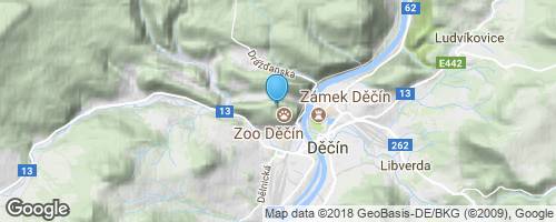Děčínská ZOO</strong> mapa