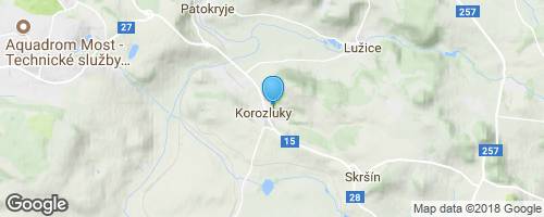 Turistická známka č. 1642 - Zámek Korozluky</strong> mapa