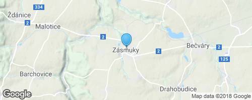 Zámek Zásmuky</strong> mapa