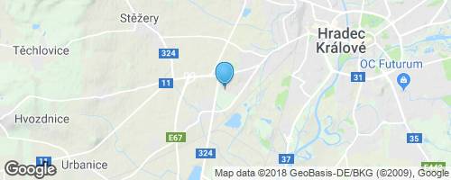 Hradec Králové - Rodinný zábavný park Tongo</strong> mapa