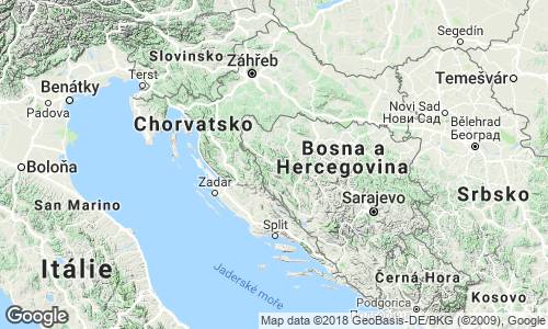 Praktické rady - cesta autem do Chorvatska 2015 mapa