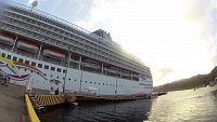 Pláže West Bay - Přístav pro Výletní lodě (Cruise), Honduras, Roatan