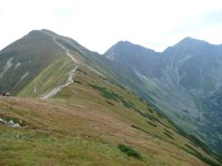 pohľad na Volovec a Ostrý Roháč