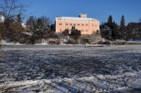 Zámek Klášterec nad Ohří v zimě - autor R. Novotný