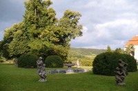 zámek Valeč - Braunovy sochy