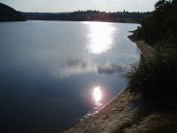 Plumlovská přehrada - zrcadlení