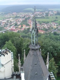 Hluboká - pohled z věže