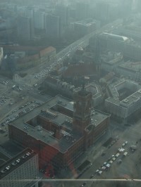 pohled z televizní věže