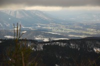 Pohled z hřebene