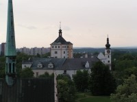 Zámek Pardubice - pohled ze Zelené brány