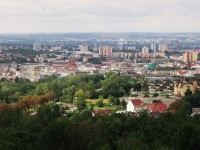 Výhled z haldy, Slezská a Moravská Ostrava