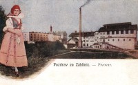 Pohlednice pivovaru, převzato z publikace Pavel Jákl: Naše pivovary na dobových pohlednicích, 2004