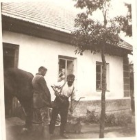 Obecní kovárna v obci Rovné rok 1935