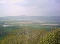 Pohled z Helfštýna na Lipník (2004)
