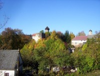 Sovinec-předsunutá bašta Lichtenštejnka a hrad od západu.jpg