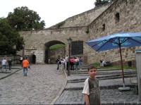 Eger - hrad: vstupní brána do hradu
