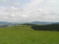 Pohled z vrcholu na polskou stranu