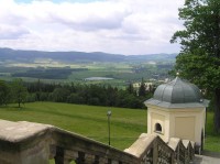 Pohled od kláštera