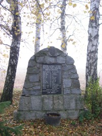 Památník padlým v 2. světové válce u Dočekalovi vody
