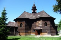 Velké Karlovice - dřevěný kostel