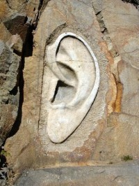 Bretschneiderovo ucho: Kromě nádherných přírodních scenérií, jsou v okolí Lipnice nad Sázavou, v opuštěných žulových lomech, vytesány zajímavé, zhruba tři metry vysoké reliéfy. Patronem celého Národního památníku odposlechu je Richard Hašek.