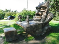 Čertův stolek – socha Michala Olšiaka