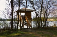 Ornitologická vyhlídková věž u Veselského rybníka