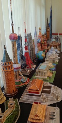 Výstava modelů 3D puzzle