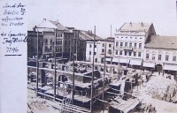 Výstavba suterénu nové budovy radnice
