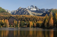 Český štít a Vysoká ze Štrbského plesa