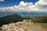 výhled z Krakovy holy na Západní Tatry