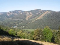 Podbělka a Sviní hora z Horní Moravy